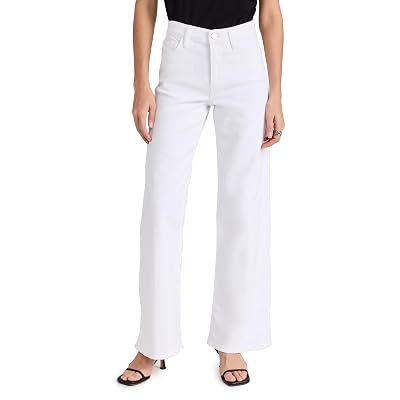 Frame Womens Le Slim Palazzo Jeans White 25