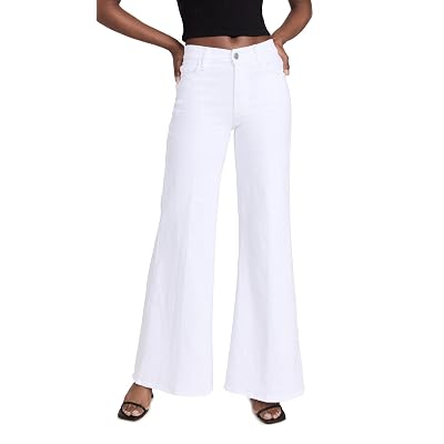Frame Womens Le Palazzo Jeans Blanc White 25