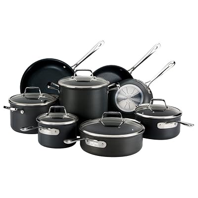 All Clad B1 Hard Anodized Nonstick Cookware Set 13