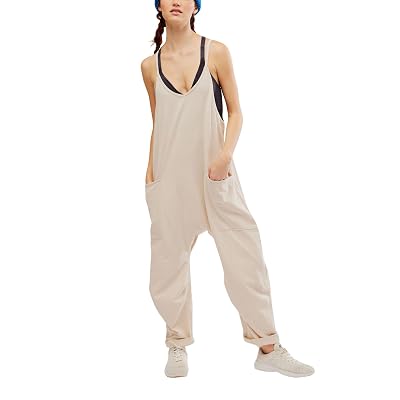 Free People Hot Shot One Piece Oatmeal Heather XL