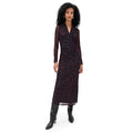 Madewell Womens Long Sleeve Polo Midi Dress Abstract Flora