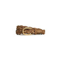 Madewell Womens Suede Braided Belt Aged Cognac Brown Xxs