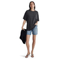 Madewell Womens Boyfriend Pocket Tee Black Coal XS