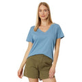 Madewell Whisper Cotton V Neck Tee Tranquil Lake XS