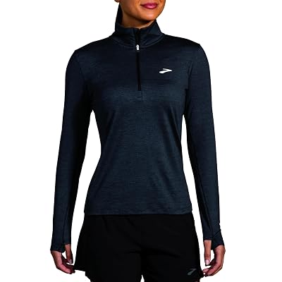 Brooks Dash 12 Zip 20 Heather Black SM Womens