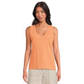 Madewell Womens Northside V Neck Tank Faded Sunset Large