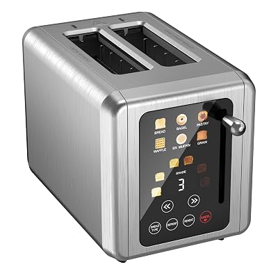 Whall Touch Screen Toaster 2 Slice Stainless Steel