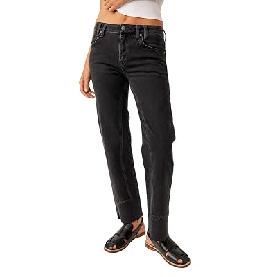 Free People Risk Taker High Rise Straight Main Squeeze