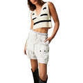 Free People Santa Monica Vest Blackwhite Combo SM Womens