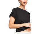 Free People Womens The Perfect Tee Black XS