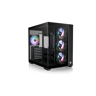Thermaltake View 380 Tg Argb Mid Tower Chassis Black