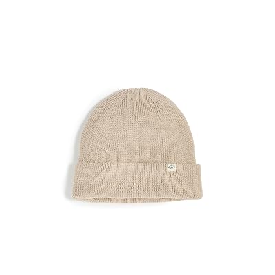 Madewell Womens Re Sourced Cuffed Beanie Wet Sand Tan