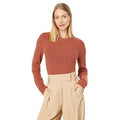 Madewell Anguila Crew Neck Slim Pullover Heather Cumin 2xs