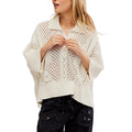 Free People To The Point Polo Optic White SM