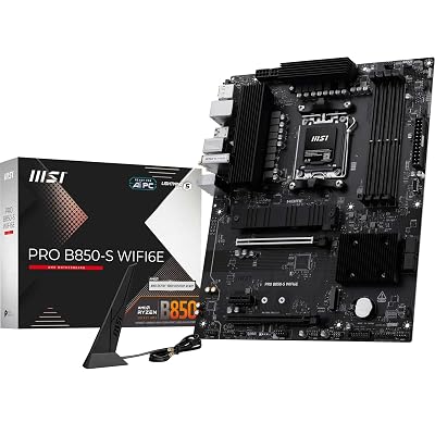 Msi Pro B850 S Wifi6e Motherboard Atx Supports Amd