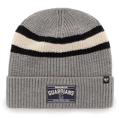 47 Cleveland Guardians Gray Cuff Penobscto Beanie Hat MLB