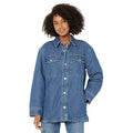 Madewell Quilted Lining Denim Shirt Jacket Hillbrook Wash MD